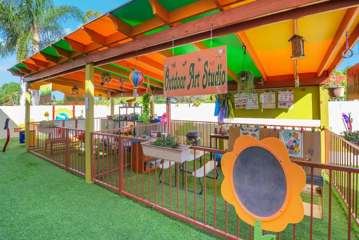 Science, art, and garden spaces that support hands-on discovery.