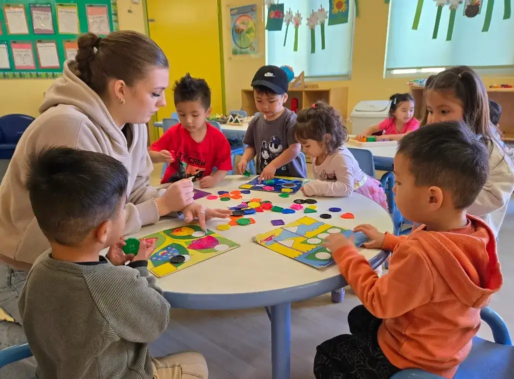 Small class sizes and individual student success plans.