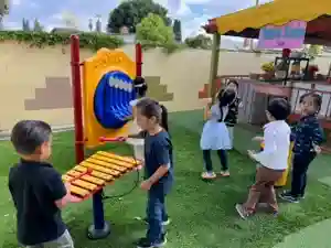 Secured entrance and CCTV at OC Kids Preschool Anaheim