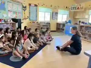 Yoga enrichment at OC Kids Preschool