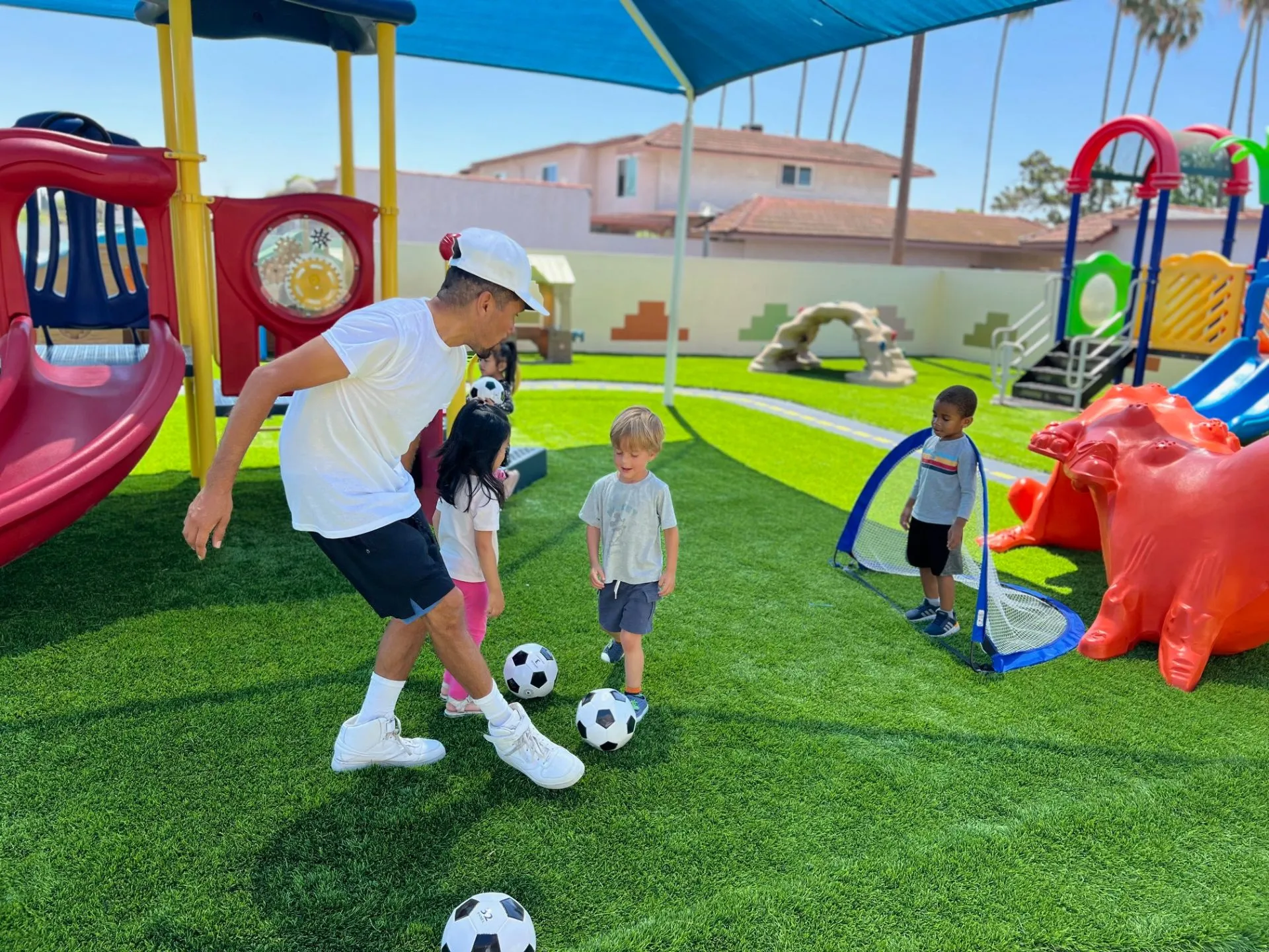 Children learning and playing preschool in Anaheim